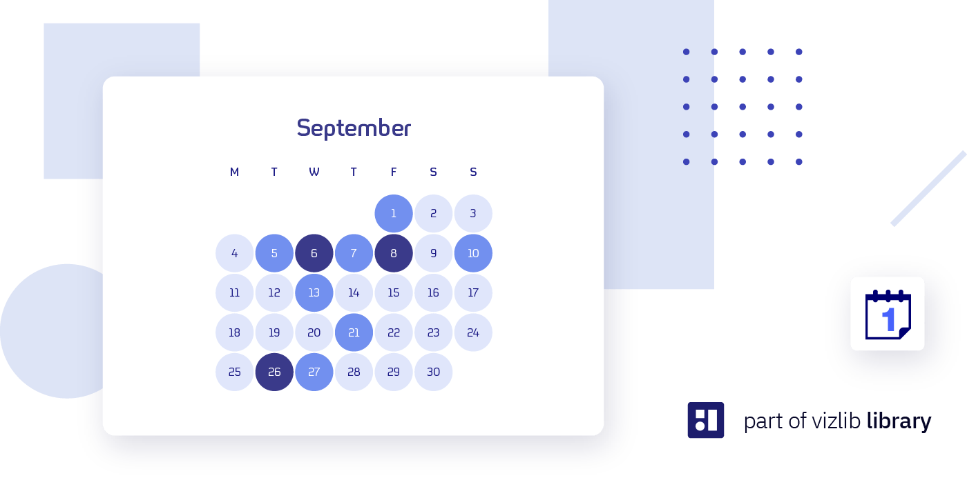 Vizlib Calendar Concept Header
