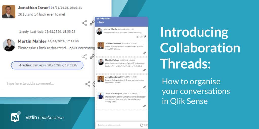 Introducing Collaboration Threads: How to organise your conversations in Qlik Sense