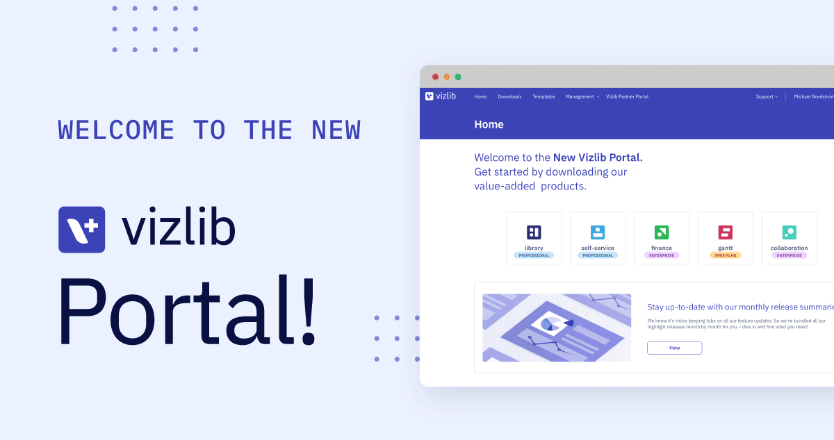 Introducing the new-look Vizlib User Portal!