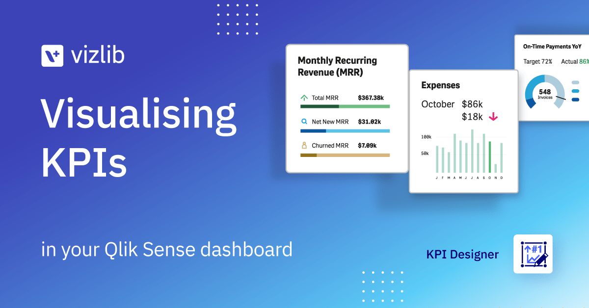 Ways to build effective KPIs for your Qlik Sense dashboard