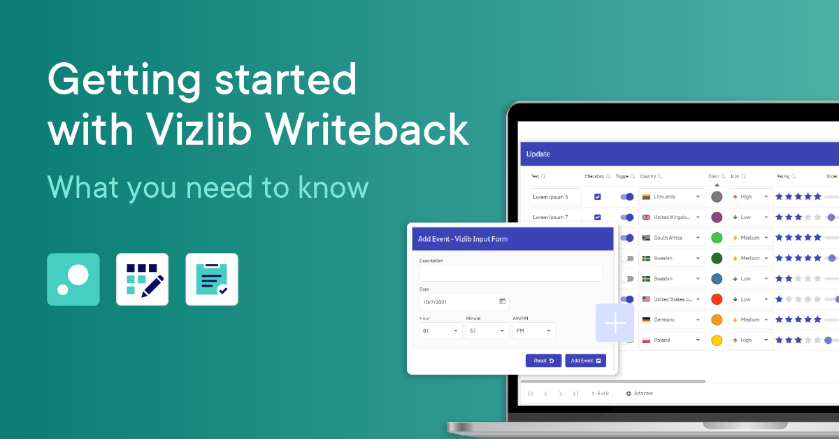 Get started with Vizlib Writeback